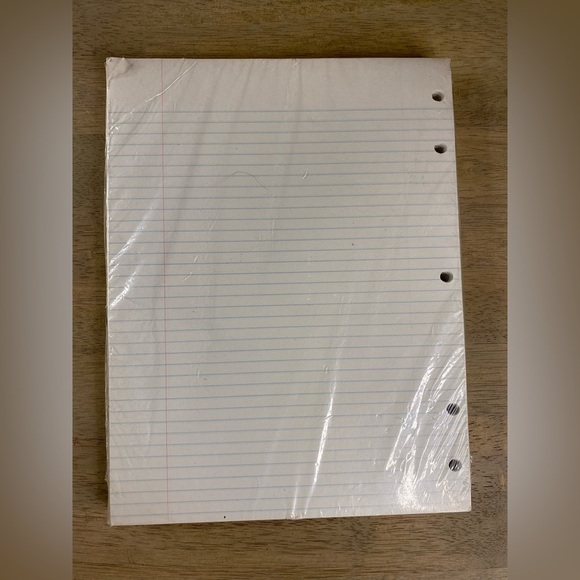 Mead Vintage 80s Loose Leaf Paper Notebook Paper Narrow Rule Paper 8x10.5 - Picture 4 of 6